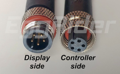 RadPower bikes 5 pin screw display connector